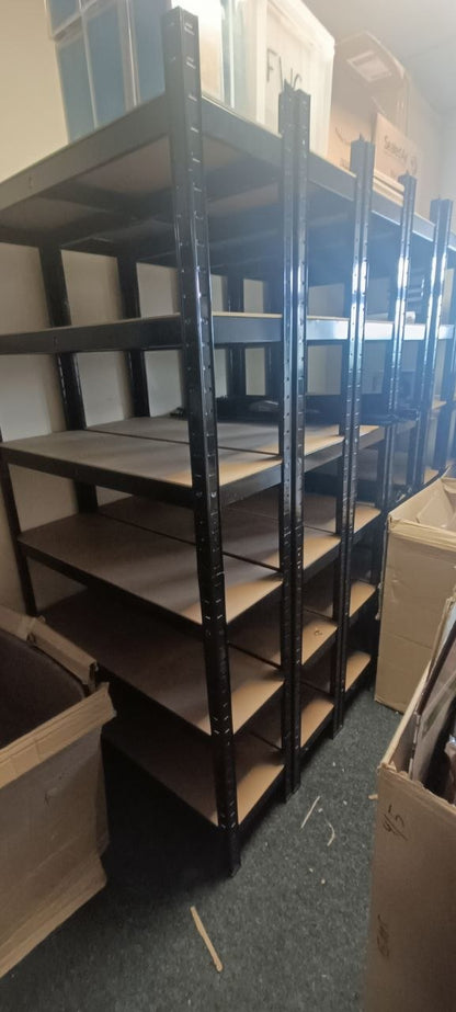 Heavy-Duty Shelving Unit - 6 Tier Shelves per Unit - Collection Only - Great Condition