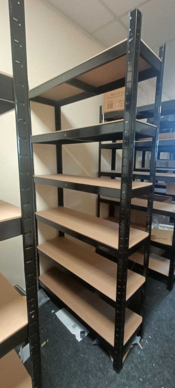 Heavy-Duty Shelving Unit - 6 Tier Shelves per Unit - Collection Only - Great Condition