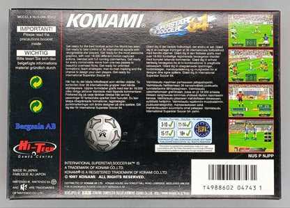 International Superstar Soccer 64 for Nintendo 64 (N64) - CIB