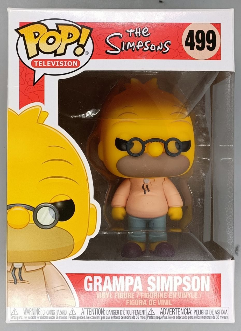 499 Grampa Simpson - The Simpsons Funko POP (Box Damage)