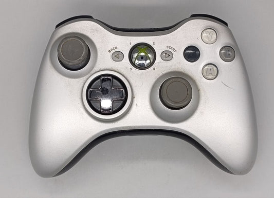 Xbox 360 Official Microsoft Wireless Controller Light Grey [No Box]