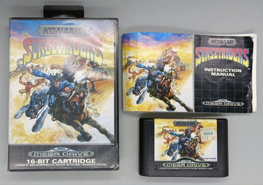 Sunset Riders for Sega MegaDrive Mega Drive - UK CIB Sega