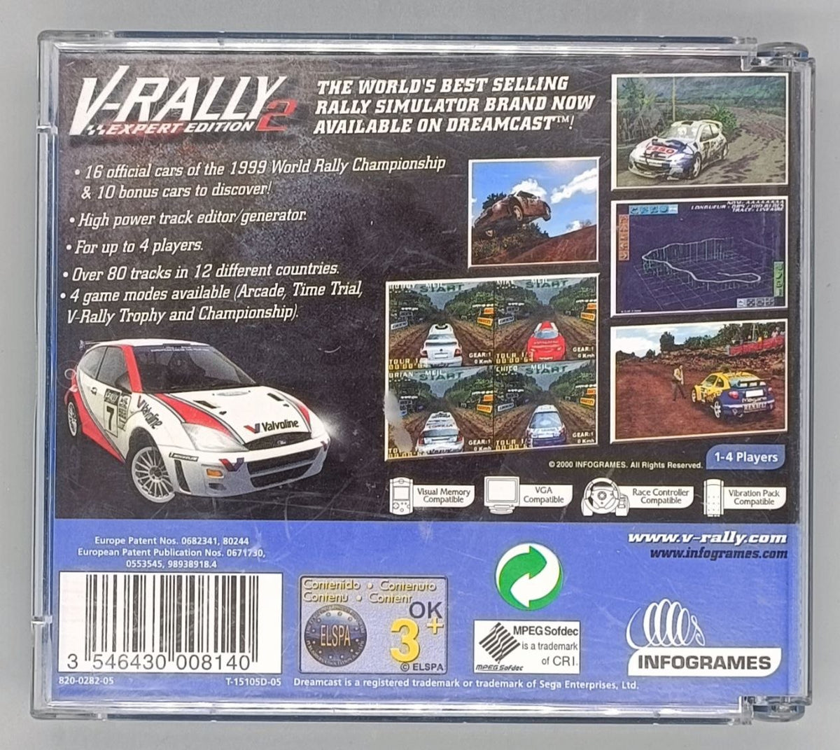 V Rally 2: Expert Edition for Sega Dreamcast (DC)