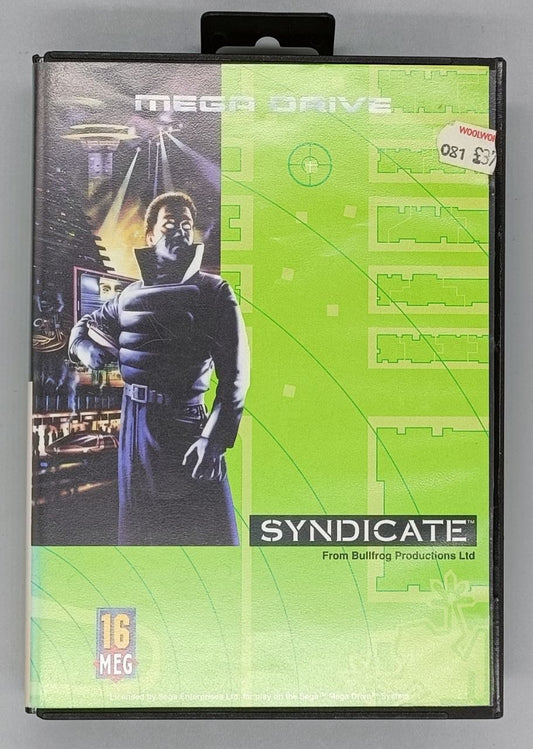 Syndicate for Sega MegaDrive Mega Drive - UK CIB