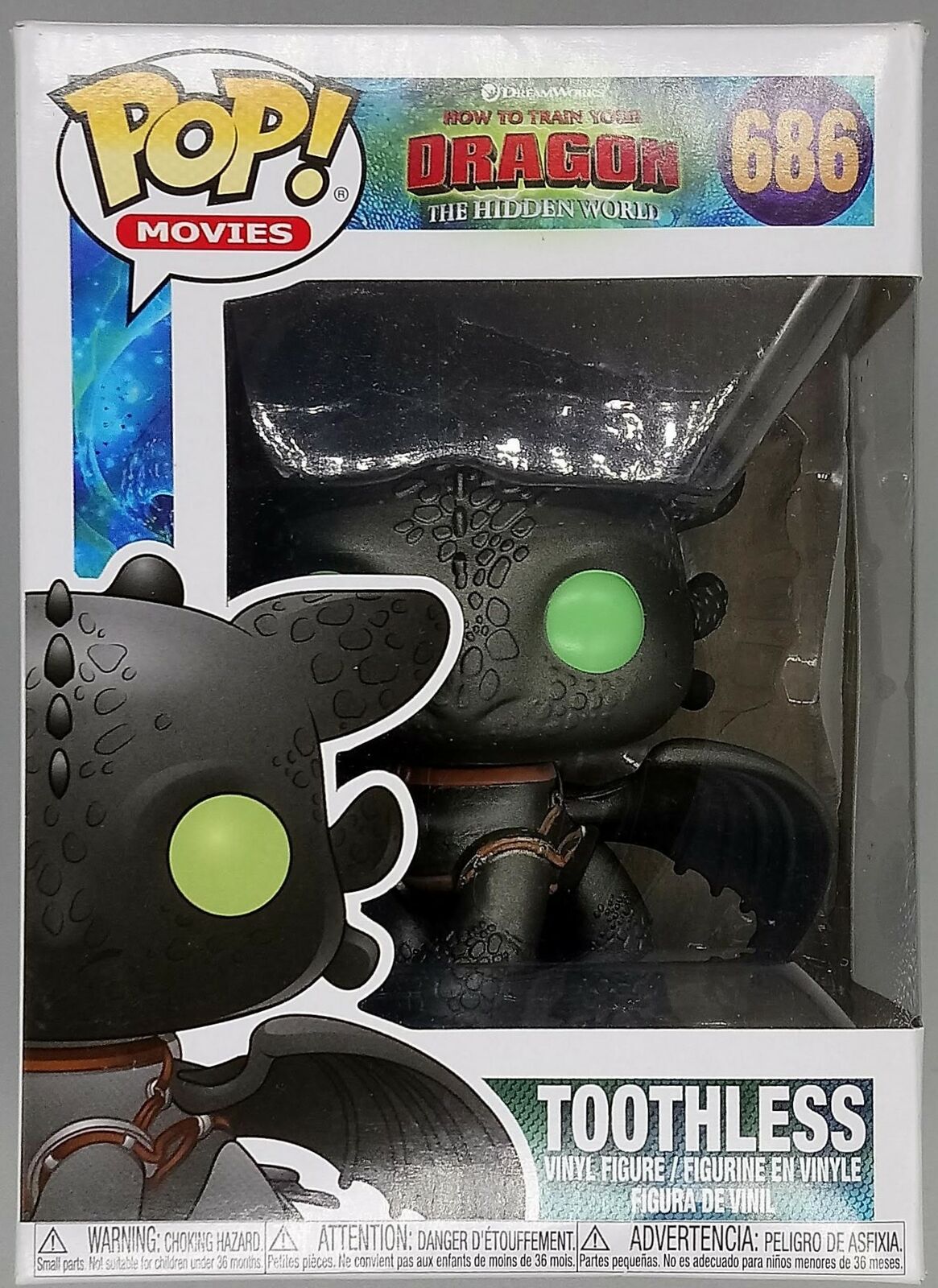 686 Toothless - How To Train Your Dragon 3 Funko POP Funko