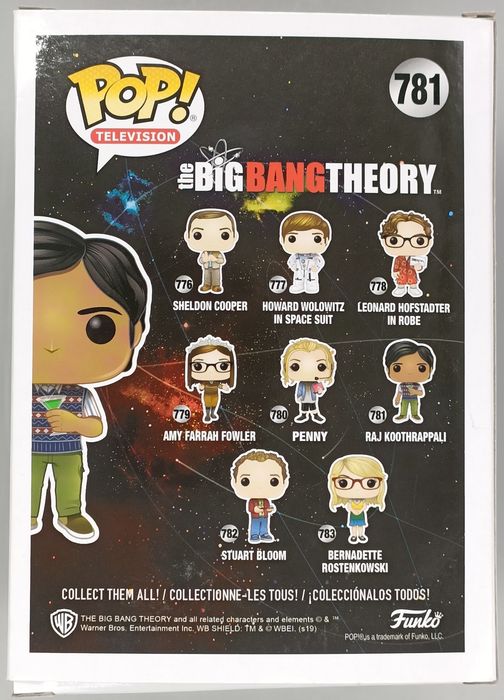 781 Raj Koothrappali (w/ Cocktail) - Big Bang Theory Funko POP