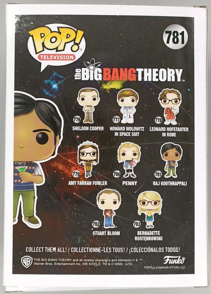 781 Raj Koothrappali (w/ Cocktail) - Big Bang Theory Funko POP