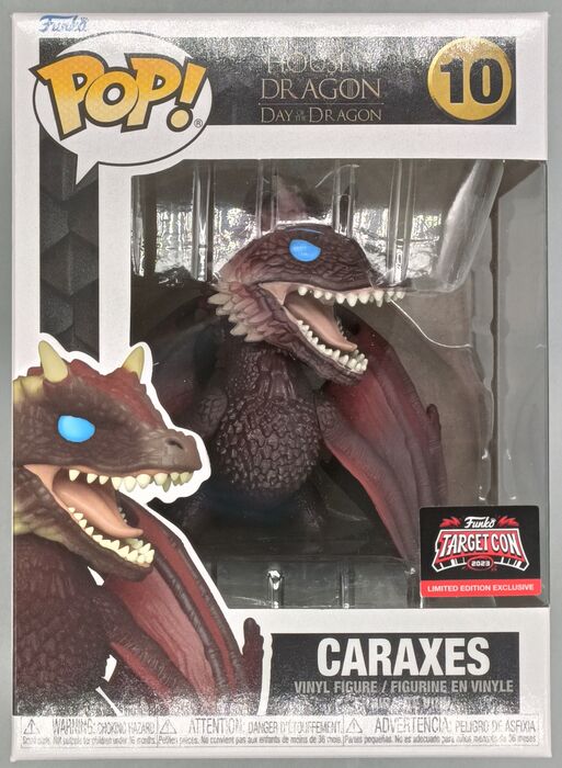 10 Caraxes - House of the Dragon - 2023 Con Funko POP