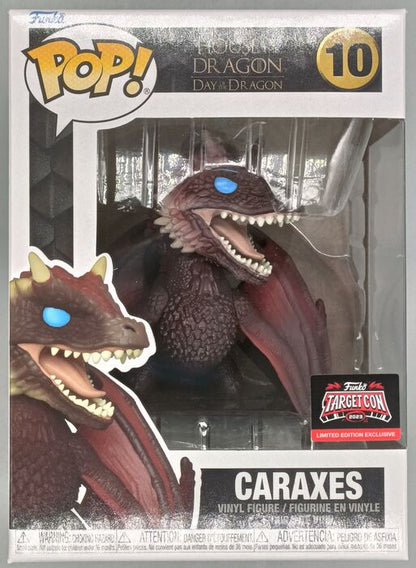 10 Caraxes - House of the Dragon - 2023 Con Funko POP