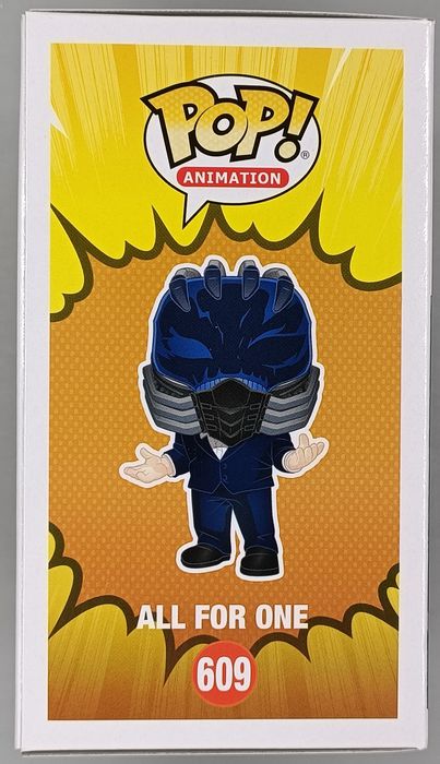 609 All For One - My Hero Academia John Swasey Signed COA Funko POP