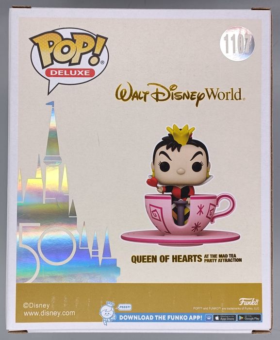 1107 Queen of Hearts Disney Mad Tea Party Attraction Funko POP