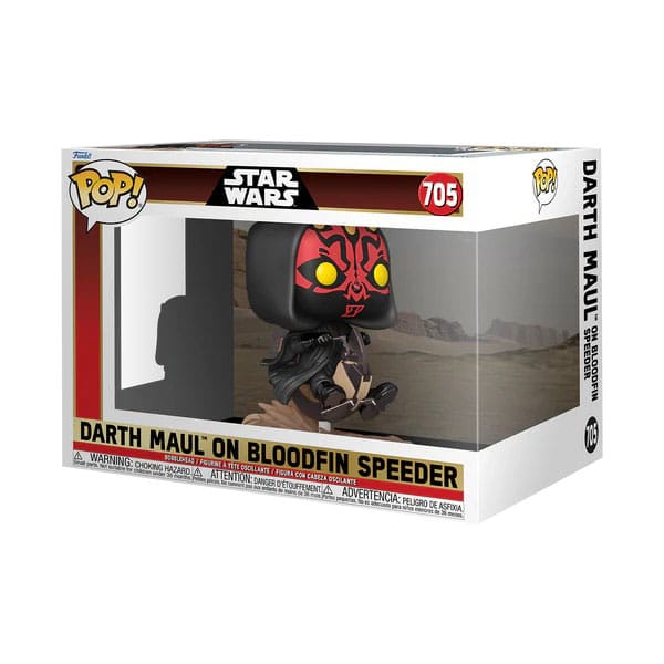 705 Darth Maul on Bloodfin Speeder - Rides - Star Wars Funko POP - Brand New Funko