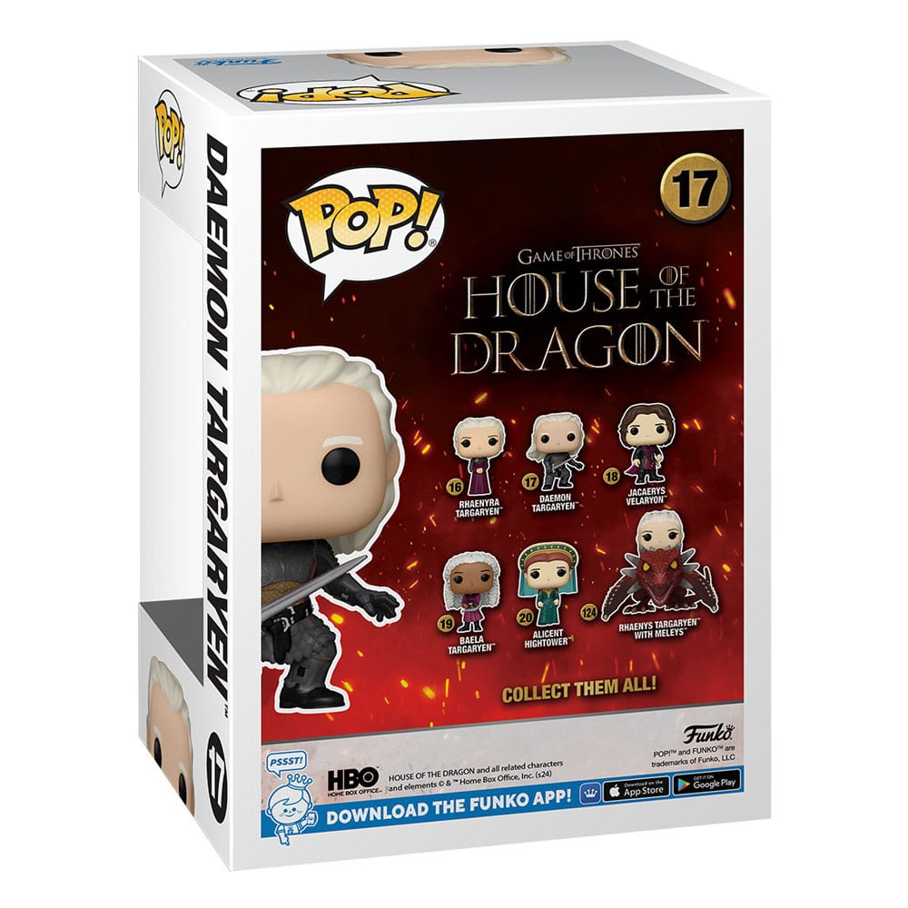 17 Daemon Targaryen - House of the Dragon (Game of Thrones) Funko POP - Brand New