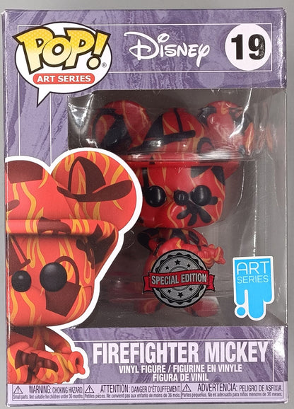 19 Firefighter Mickey - Art Series - Disney Funko POP