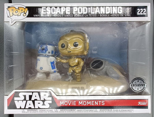 222 Escape Pod Landing - Movie Moment - Star Wars Funko POP - Box Damaged