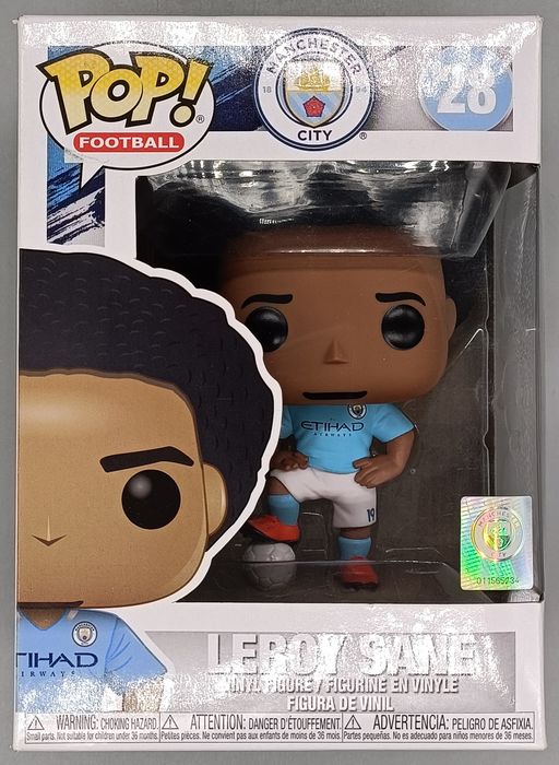 28 Leroy Sane - Manchester City - Box Damaged Funko POP