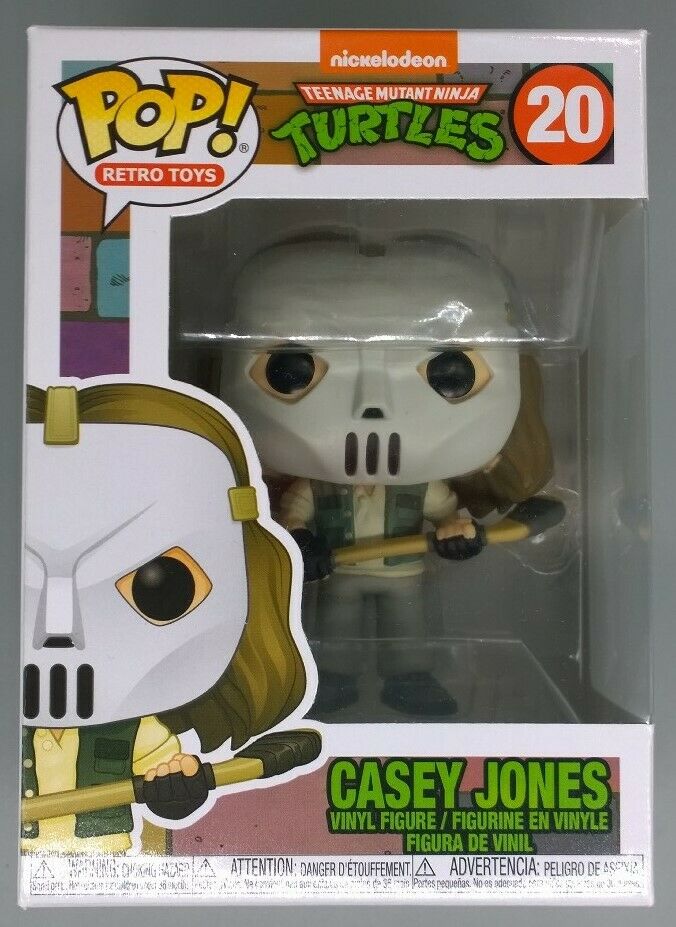 20 Casey Jones (Retro) - Teenage Mutant Ninja Turtles 1990 Funko POP