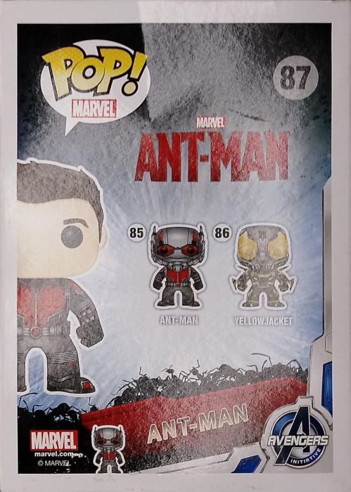 87 Ant-Man (Unmasked) Marvel Collector Corps Box Damaged Funko POP