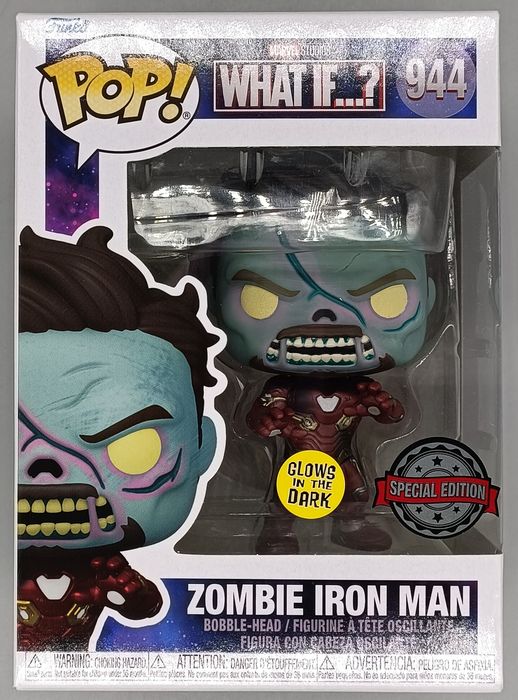 944 Zombie Iron Man Glow - Marvel What if...? Funko POP Funko