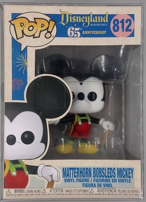 812 Matterhorn Bobsleds Mickey Disneyland 65th Anniversary Funko POP Funko