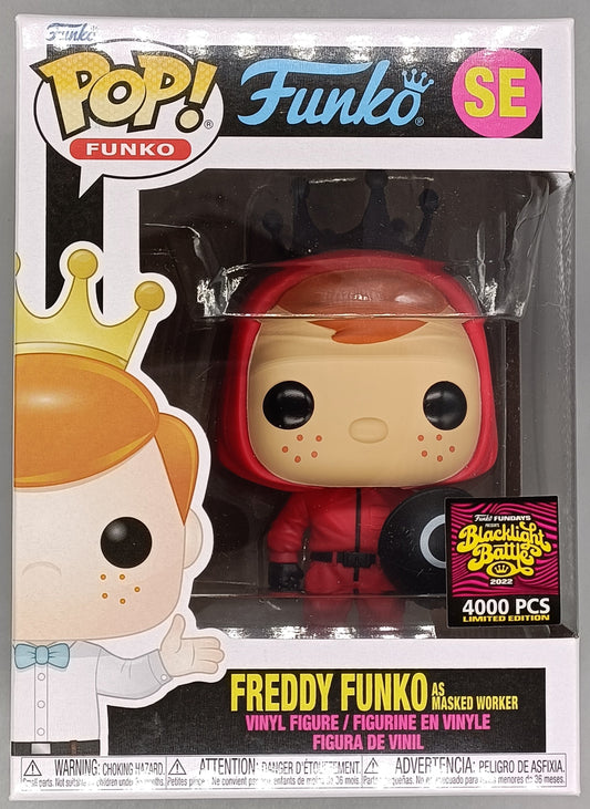 SE Freddy Funko (as Masked Worker Circle) 2022 Con 4000 LE Funko POP