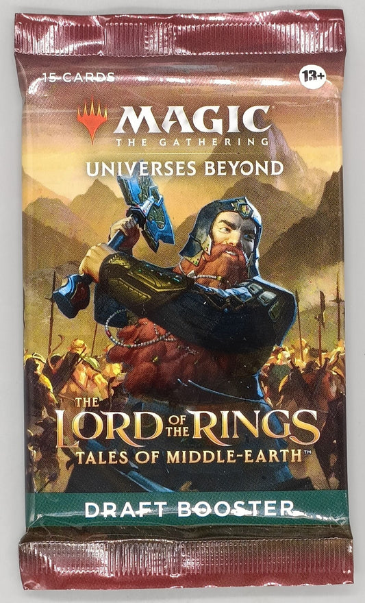 Magic the Gathering The Lord of the Rings: Tales of Middle-Earth Draft Individual Booster Pack (Single) Wizards of the Coast