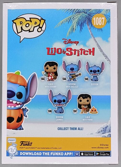 1087 Pumpkin Stitch - Disney Lilo & Stitch Funko POP