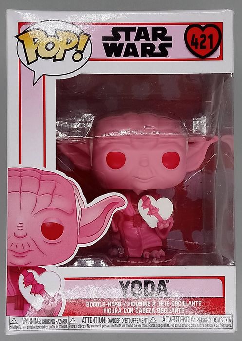 421 Yoda (w/ Valentine) - Star Wars - Funko POP - Box Damaged