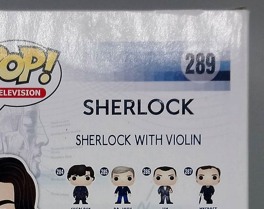 289 Sherlock with Violin - Sherlock Funko POP - Box Damaged