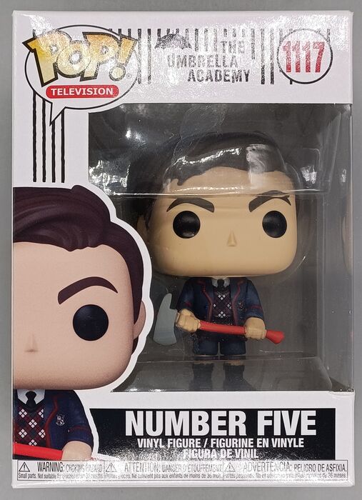 1117 Number Five (w/ Axe) - Umbrella Academy - Box Damaged Funko POP Funko
