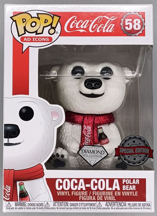 58 Coca-Cola (Polar Bear) - Diamond - Ad Icons Funko POP