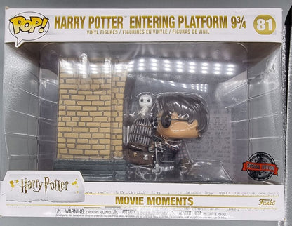 81 Harry Potter Entering Platform 9 3/4 Movie Moment Box Damaged Funko POP