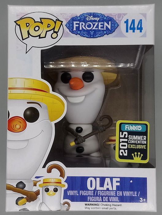 144 Olaf (Barbershop Quartet) - Disney Frozen - Box Damaged Funko POP