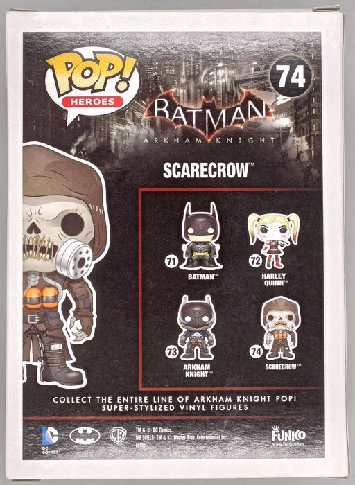 74 Scarecrow - DC - Batman Arkham Knight - Box Damaged Funko POP