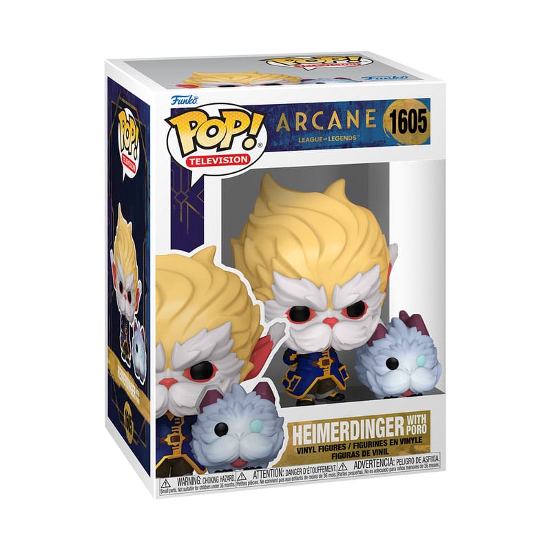 1605 Heimerdinger w/Poro - Arcane League of Legends Funko POP - Brand New