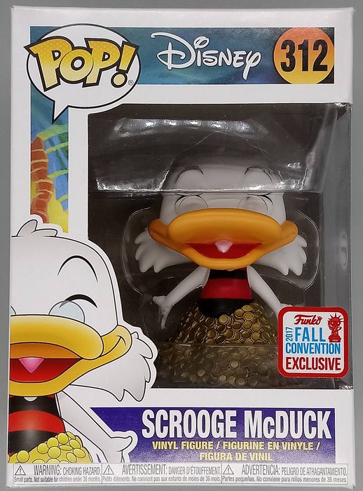 312 Scrooge McDuck (Swimming in Gold) - Disney Funko POP - Box Damaged