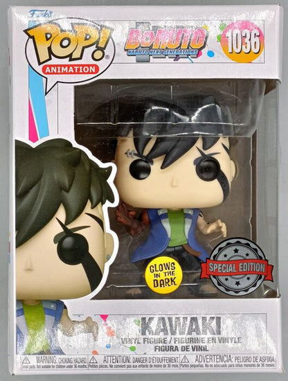 1036 Kawaki Glow - Boruto Naruto - Box Damaged Funko POP Funko