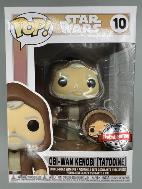 10 Obi-Wan Kenobi (Tatooine) - Star Wars - Box Damaged Funko POP