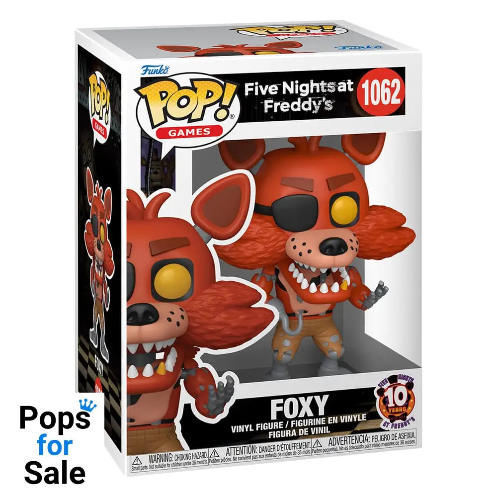 1062 Foxy - Five Nights at Freddy's 10th Anniversary FNAF Funko POP - Brand New