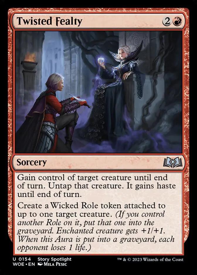 154 - Twisted Fealty - Wilds of Eldraine - Foil