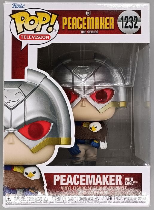 1232 Peacemaker (with Eagly) - Peacemaker - Box Damaged Funko POP