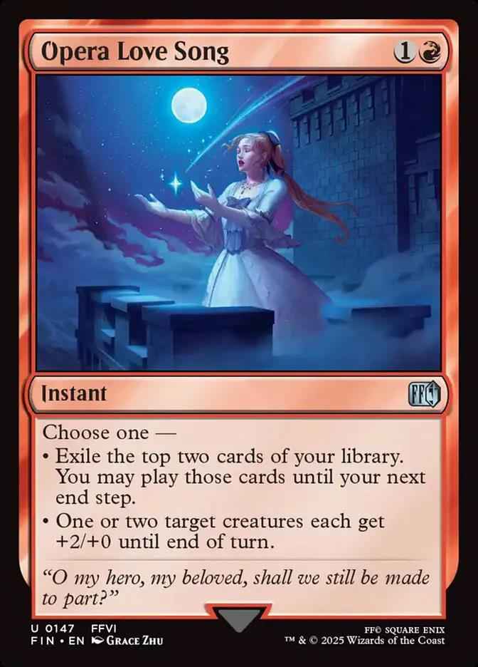 147 - Opera Love Song - Final Fantasy - Foil - Magic: The Gathering Card