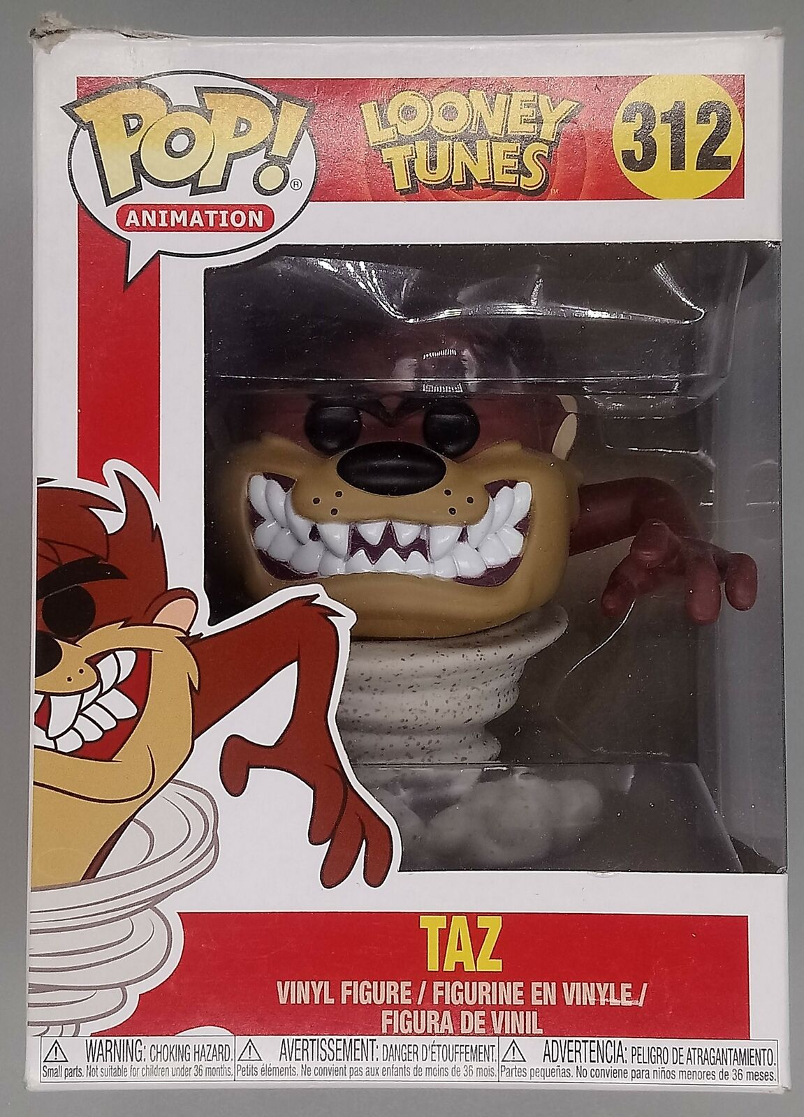 312 Taz - Looney Tunes - Box Damaged Funko POP