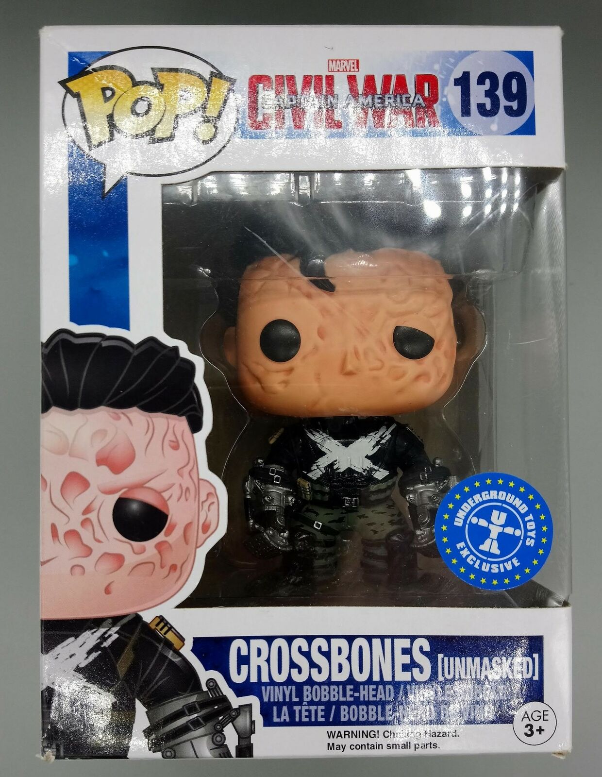 139 Crossbones (Unmasked) Marvel Captain America Funko POP