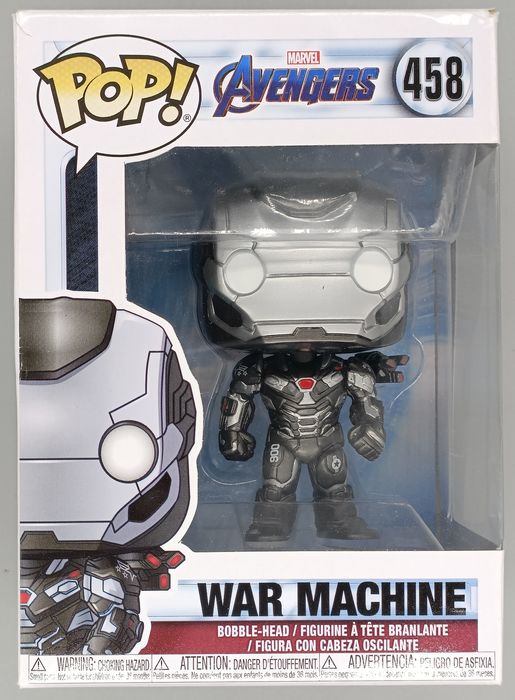 458 War Machine - Marvel Avengers Endgame - Box Damaged Funko POP