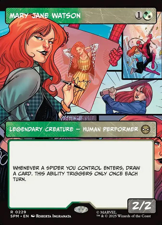 229 - Mary Jane Watson - Marvel's Spider-Man - Normal - Magic: The Gathering Card