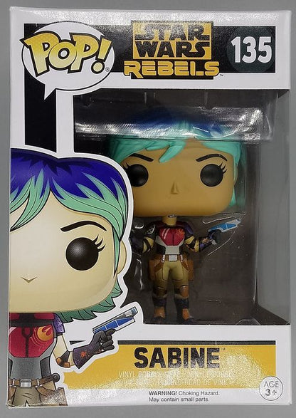 135 Sabine - Star Wars Rebels - Box Damaged Funko POP