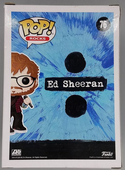 76 Ed Sheeran - Rocks - Box Damaged Funko POP