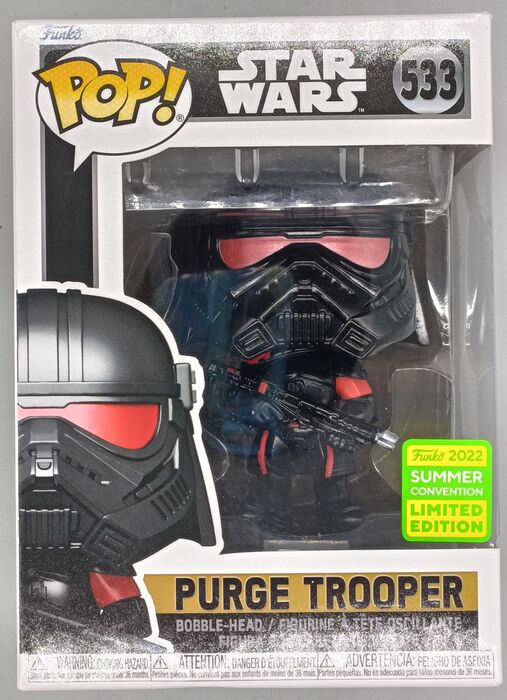 533 Purge Trooper - Star Wars - 2022 Con - Box Damaged Funko POP
