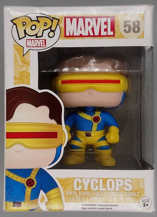 58 Cyclops - Marvel X-Men - Box Damaged Funko POP